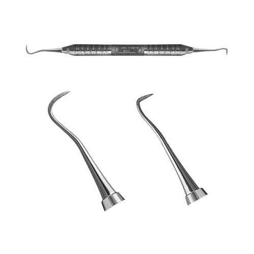 Hu-Friedy SH5/336 H5 Hygienist Jacquette Dental Scaler H5/33 #6 Satin Steel Handle Hu-Friedy SH5/336 H5 Hygienist Jacquette Dental Scaler H5/33 #6 Satin Steel Handle